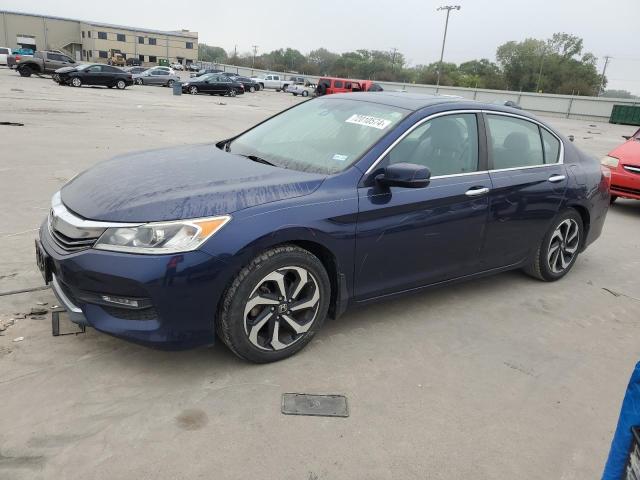 1HGCR2F87HA266165 - 2017 HONDA ACCORD EXL BLUE photo 1