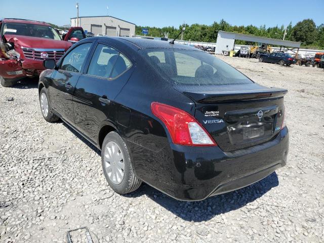 3N1CN7AP1GL879172 - 2016 NISSAN VERSA S BLACK photo 3