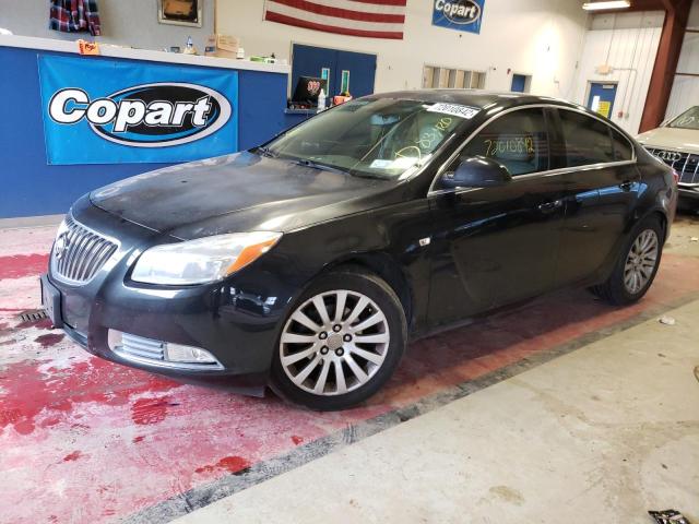 W04GP5EC2B1078362 - 2011 BUICK REGAL CXL BLACK photo 1