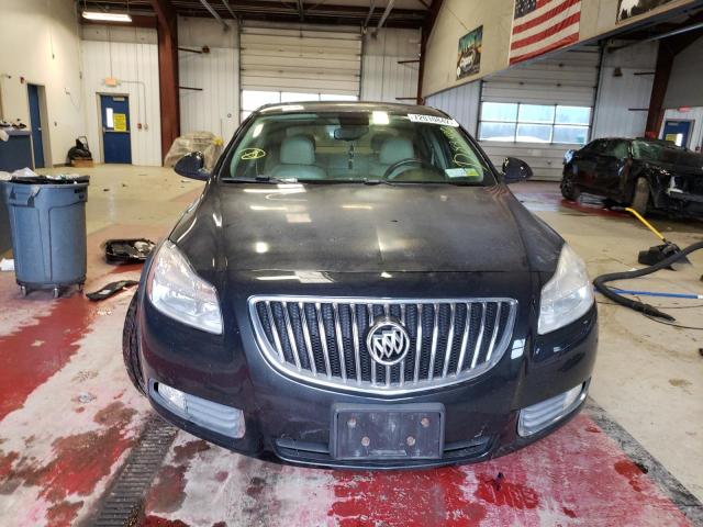 W04GP5EC2B1078362 - 2011 BUICK REGAL CXL BLACK photo 5