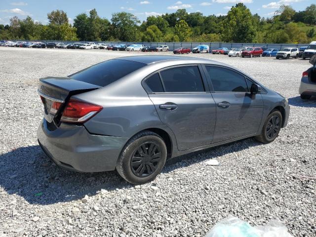 19XFB2F5XDE073277 - 2013 HONDA CIVIC LX GRAY photo 3