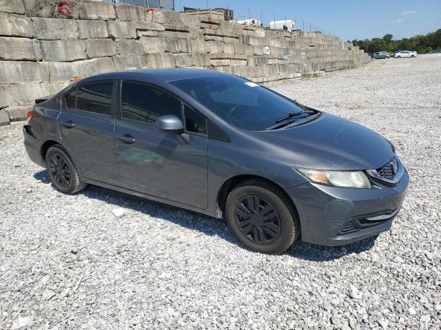 19XFB2F5XDE073277 - 2013 HONDA CIVIC LX GRAY photo 4