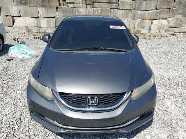 19XFB2F5XDE073277 - 2013 HONDA CIVIC LX GRAY photo 5