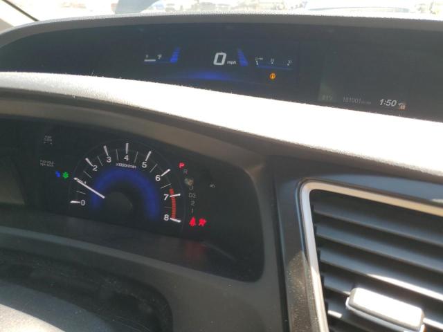 19XFB2F5XDE073277 - 2013 HONDA CIVIC LX GRAY photo 9