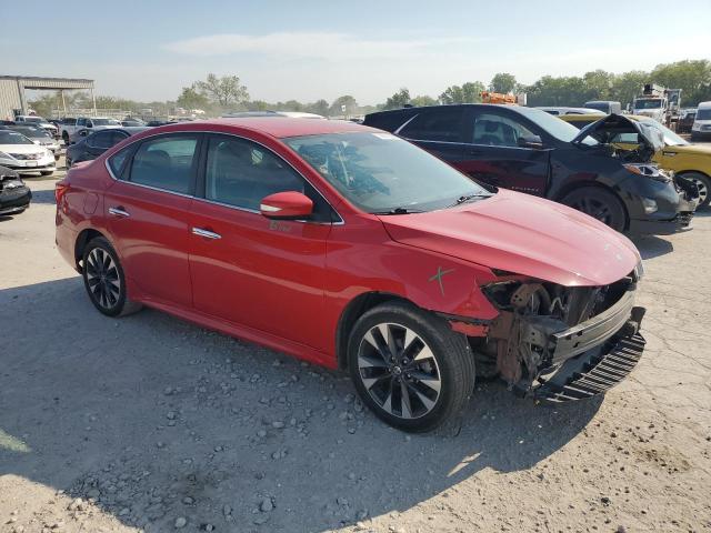 3N1AB7AP9KY319010 - 2019 NISSAN SENTRA S 红色 照片 4