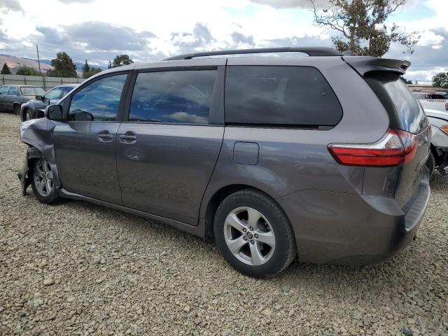 5TDKZ3DC1LS026564 - 2020 TOYOTA SIENNA LE CHARCOAL photo 2