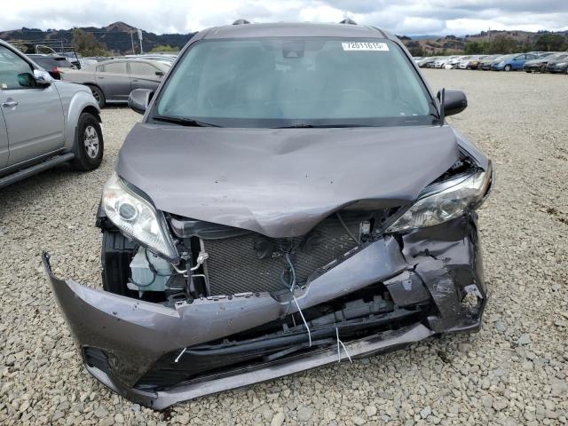 5TDKZ3DC1LS026564 - 2020 TOYOTA SIENNA LE CHARCOAL photo 5