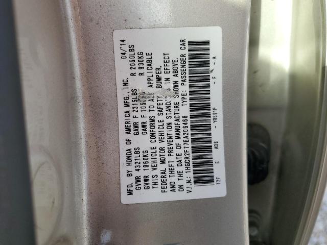 1HGCR2F77EA206468 - 2014 HONDA ACCORD EX TAN photo 13