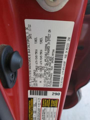 3TMCZ5AN1PM549692 - 2023 TOYOTA TACOMA DOUBLE CAB Qırmızı foto 12