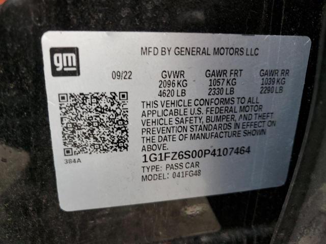 1G1FZ6S00P4107464 - 2023 CHEVROLET BOLT EUV PREMIER BLACK photo 13