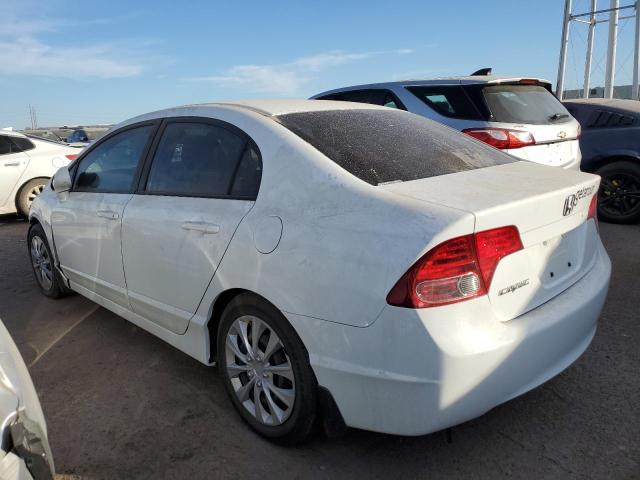 2HGFA16518H330593 - 2008 HONDA CIVIC LX WHITE photo 2