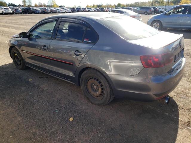 3VWDK7AJ5CM369673 - 2012 VOLKSWAGEN JETTA GRAY photo 2