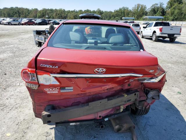 5YFBU4EE0DP159461 - 2013 TOYOTA COROLLA BASE Rouge photo 6