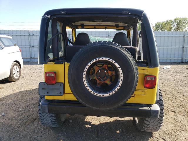 1J4FA39S02P721209 - 2002 JEEP WRANGLER / X YELLOW photo 6