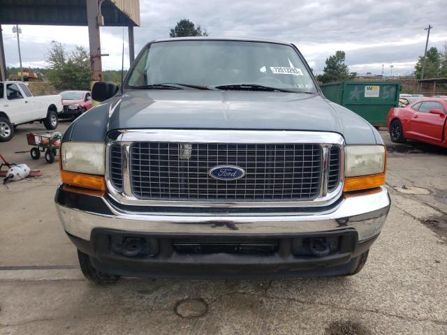 1FMNU41L01EB74788 - 2001 FORD EXCURSION XLT BLUE photo 5