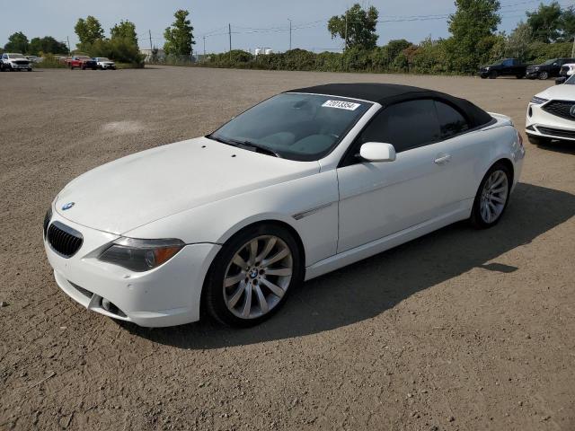 WBAEK734X5B325190 - 2005 BMW 645 CI AUTOMATIC WHITE photo 1