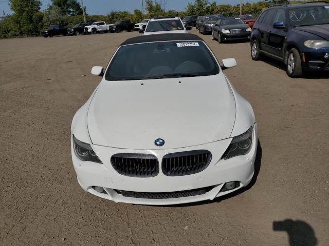 WBAEK734X5B325190 - 2005 BMW 645 CI AUTOMATIC WHITE photo 5