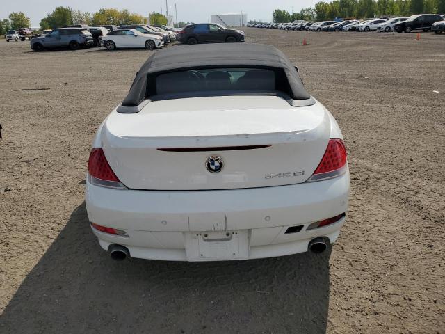 WBAEK734X5B325190 - 2005 BMW 645 CI AUTOMATIC WHITE photo 6