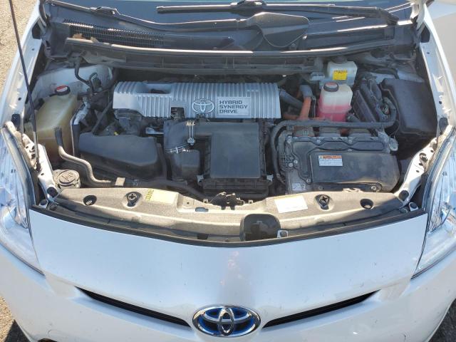 JTDKN3DU2F0446183 - 2015 TOYOTA PRIUS WHITE photo 11