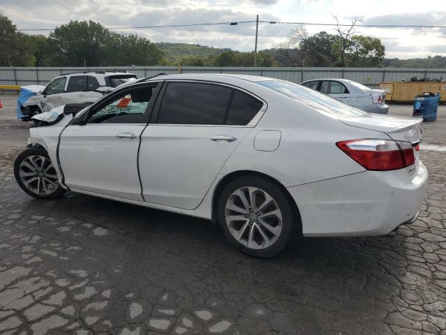 1HGCR2F59DA060989 - 2013 HONDA ACCORD SPORT WHITE photo 2