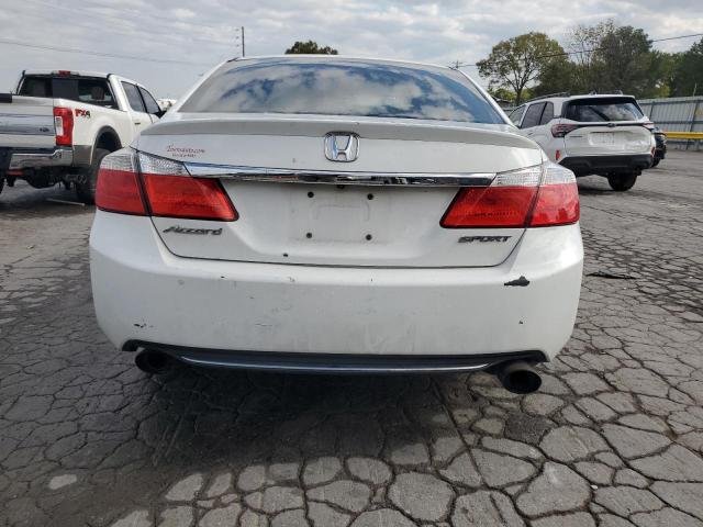 1HGCR2F59DA060989 - 2013 HONDA ACCORD SPORT WHITE photo 6