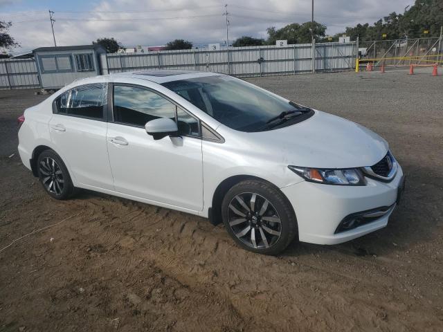 19XFB2F93FE275240 - 2015 HONDA CIVIC EXL WHITE photo 4