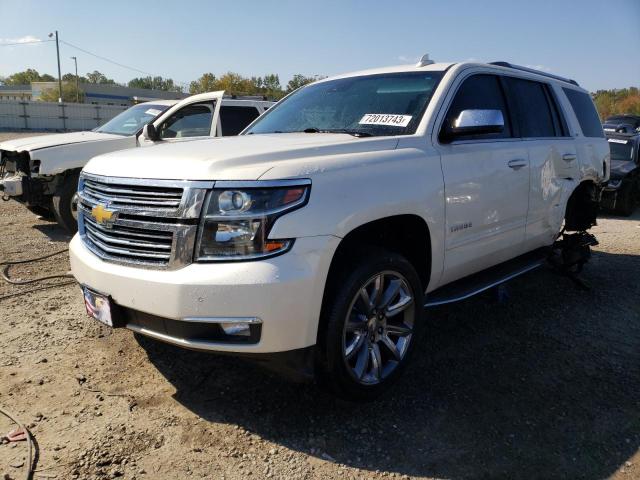 1GNSKCKC5FR549054 - 2015 CHEVROLET TAHOE K1500 LTZ WHITE photo 1