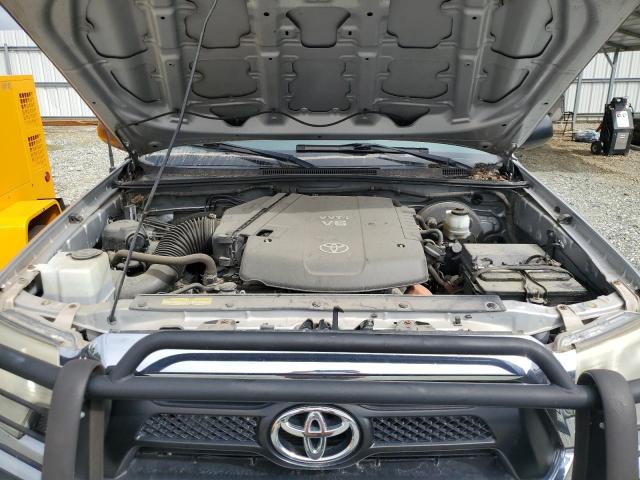 3TMLU4EN8CM084955 - 2012 TOYOTA TACOMA DOUBLE CAB ვერცხლისფერი ფოტო 11