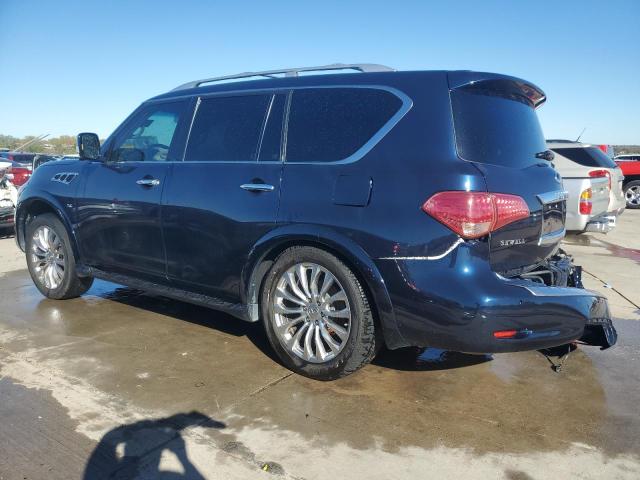 JN8AZ2NF1F9574408 - 2015 INFINITI QX80 BLUE photo 2