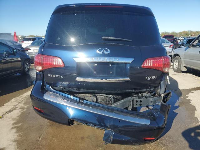 JN8AZ2NF1F9574408 - 2015 INFINITI QX80 BLUE photo 6