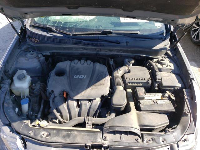 5NPEB4AC1DH665367 - 2013 HYUNDAI SONATA GLS GRAY photo 11