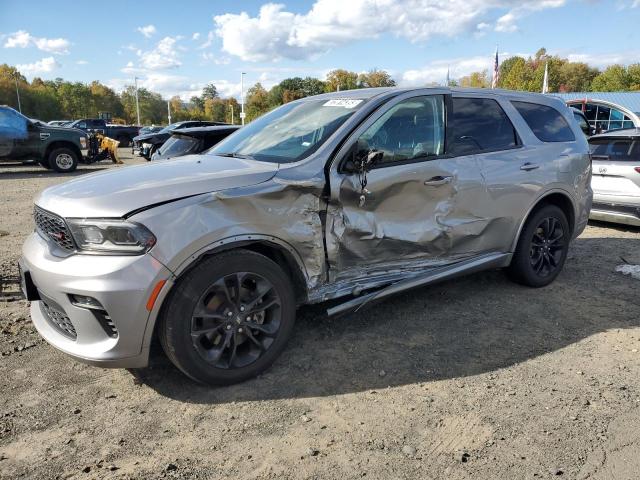 1C4RDHDGXMC791773 - 2021 DODGE DURANGO GT SILVER photo 1