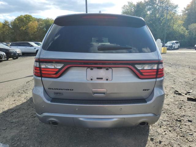 1C4RDHDGXMC791773 - 2021 DODGE DURANGO GT SILVER photo 6