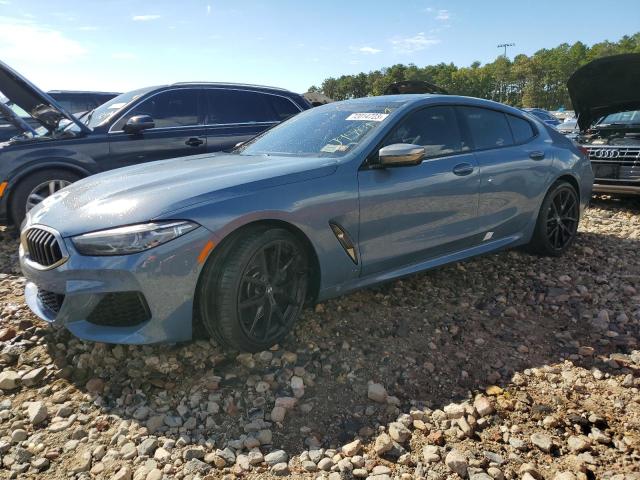 WBAGV8C02NCJ95869 - 2022 BMW M850XI BLUE photo 1