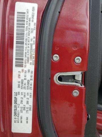 1C6RR6GP9DS640485 - 2013 RAM 1500 SLT RED photo 12