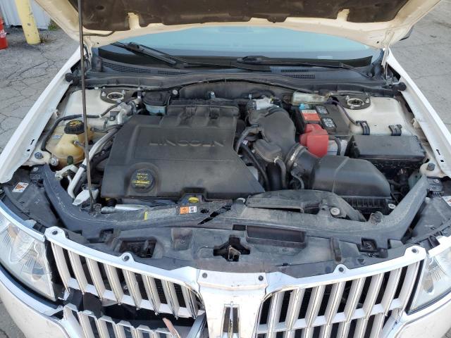 3LNHL2GC0AR613495 - 2010 LINCOLN MKZ WHITE photo 11