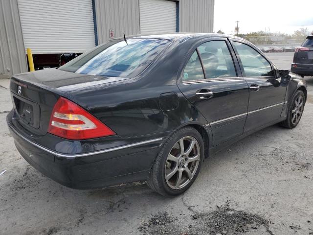 WDBRF92H76F772643 - 2006 MERCEDES-BENZ C 280 4MATIC BLACK photo 3