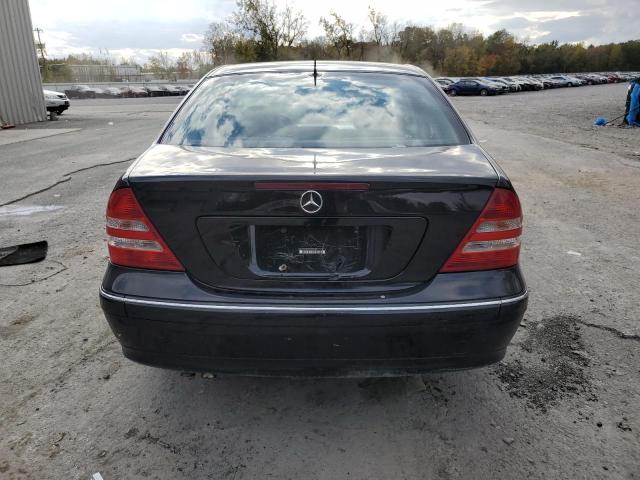 WDBRF92H76F772643 - 2006 MERCEDES-BENZ C 280 4MATIC BLACK photo 6