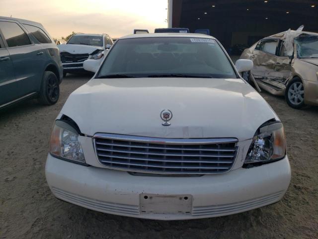 1G6KD54Y61U259261 - 2001 CADILLAC DEVILLE WHITE photo 5