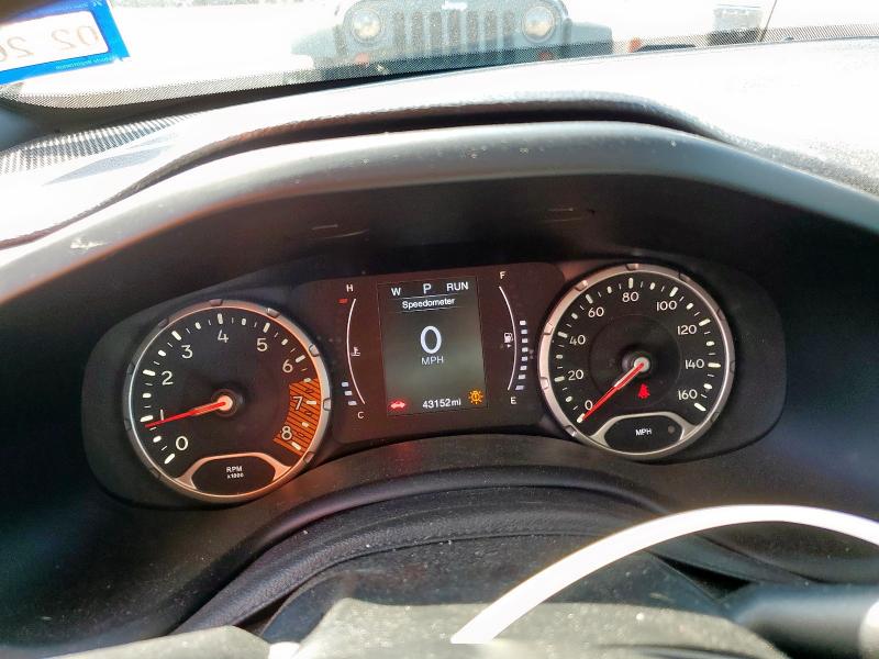 ZACNJAAB7LPL85836 - 2020 JEEP RENEGADE SPORT GRAY photo 9