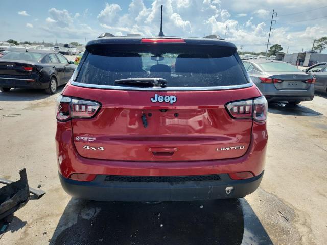 3C4NJDCB6JT116945 - 2018 JEEP COMPASS LIMITED Czerwony zdjęcie 6