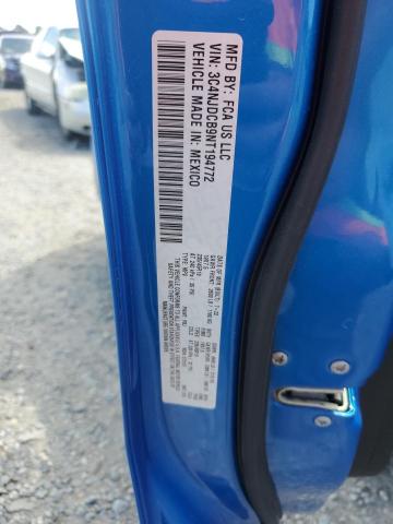 3C4NJDCB9NT194772 - 2022 JEEP COMPASS LIMITED ლურჯი ფოტო 14