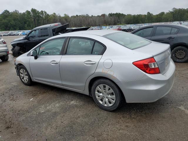 2HGFB2F53CH336066 - 2012 HONDA CIVIC LX SILVER photo 2