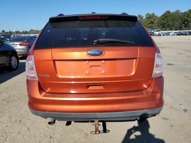 2FMDK36C88BA88316 - 2008 FORD EDGE SE ORANGE photo 6