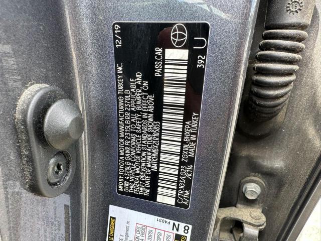 NMTKHMBX2LR105853 - 2020 TOYOTA C-HR XLE Noir photo 10