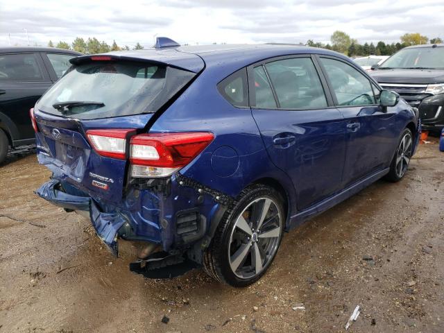 4S3GTAK64J1733323 - 2018 SUBARU IMPREZA SPORT BLUE photo 3