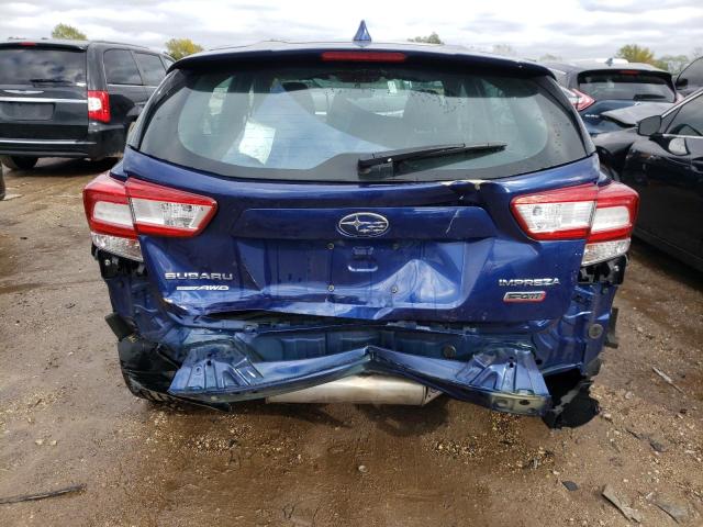 4S3GTAK64J1733323 - 2018 SUBARU IMPREZA SPORT BLUE photo 6