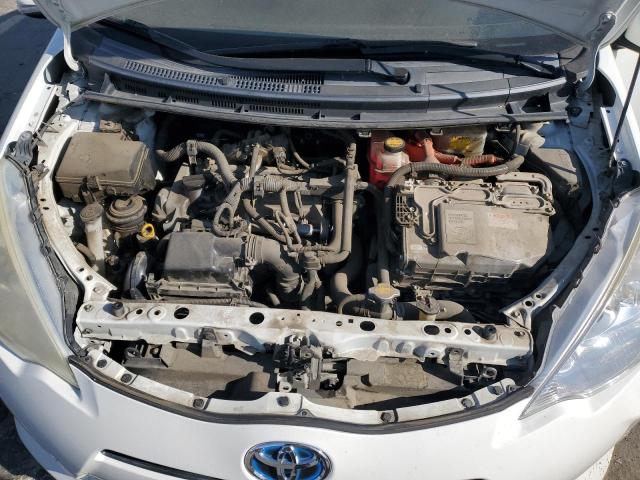 JTDKDTB33D1038053 - 2013 TOYOTA PRIUS C თეთრი ფოტო 11
