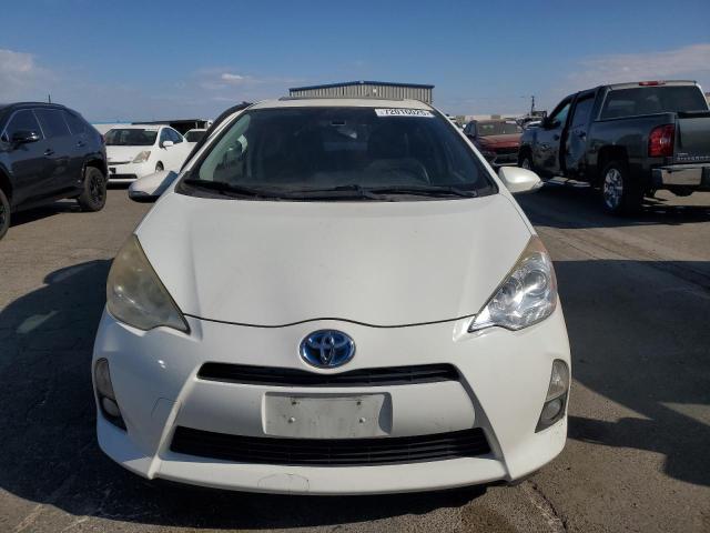 JTDKDTB33D1038053 - 2013 TOYOTA PRIUS C თეთრი ფოტო 5