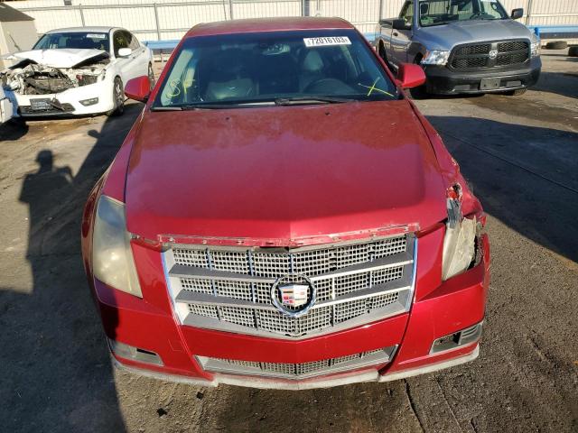 1G6DM577180115713 - 2008 CADILLAC CTS RED photo 5